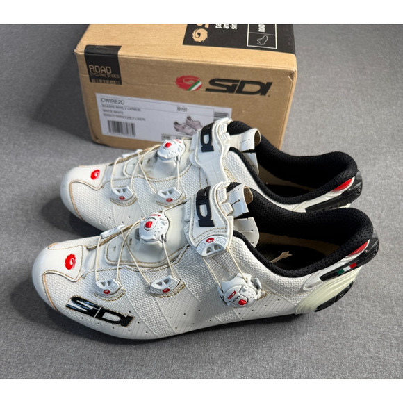 SIDI Wire 2 Carbon Road Cycling Shoes White Men’s Size EUR 42.5 / US 8.5 main image 6